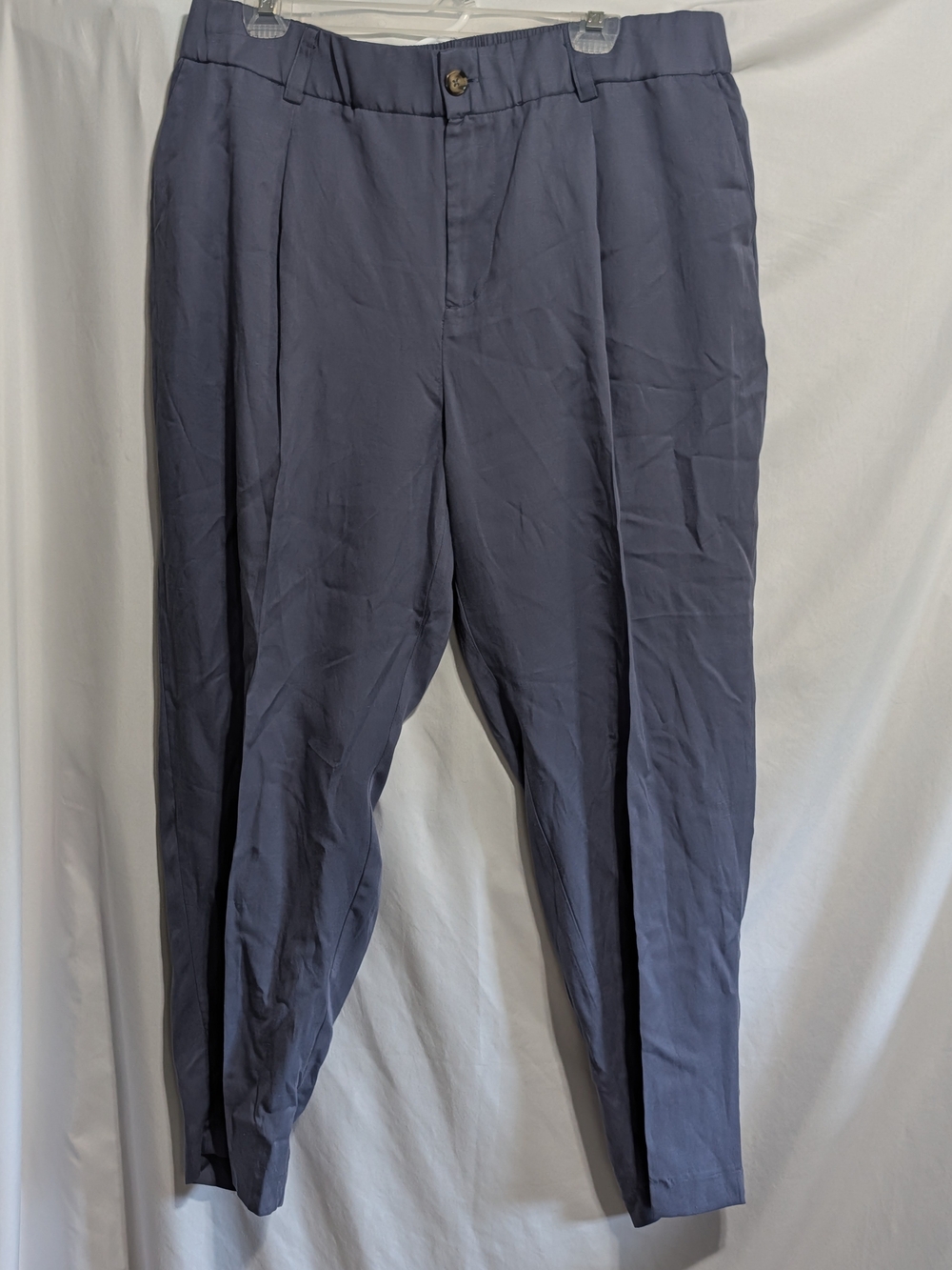 torrid Slate Blue Ankle Cropped Dress Pants
